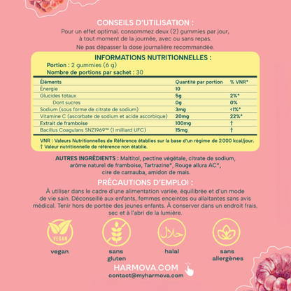 Gummies Équilibre Intime | Framboise